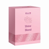 Набор для светлых и блондированных волос (шампунь 300 мл + кондиционер 250 мл + масло 50 мл) / SHINE BLOND, OLLIN PROFESSIONAL