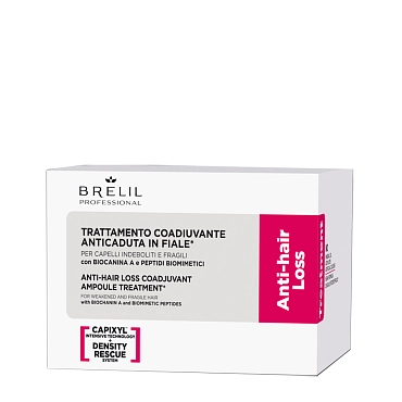 BRELIL PROFESSIONAL Лосьон вспомогательный против выпадения волос / ANTI-HAIR LOSS COADJUVANT AMPOULE TREATMENT 10*6 мл