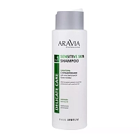 ARAVIA Шампунь с пребиотиками для чувствительной кожи головы / Sensitive Skin Shampoo 400 мл, фото 3