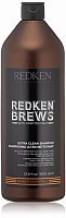 Шампунь для интенсивного очищения, для мужчин / BREWS EXTRA CLEAN SHAMPOO 1000 мл, REDKEN