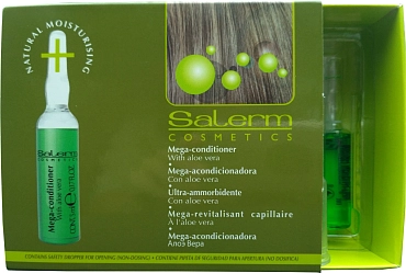 SALERM COSMETICS Кондиционер глубокого действия для сильно поврежденных волос / Mega Essential Conditioner 12*5 мл