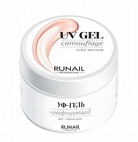 УФ-гель камуфлирующий, чайная роза 15 г, RUNAIL