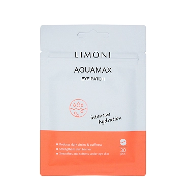 LIMONI Патчи для век увлажняющие / Aqumax Eye Patch 30 шт