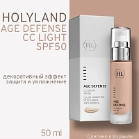 HOLY LAND Крем корректирующий многофункциональный SPF 50, оттенок light / Age Defense CC Cream 50 мл, фото 3