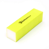 Блок-шлифовщик для ногтей, желтый / Yellow Sanding Block, SOLOMEYA