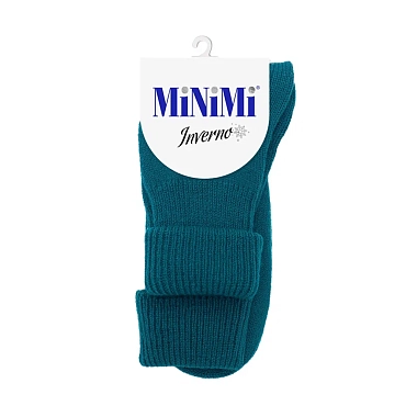 MINIMI Носки шерстянные, изумруд Verde Foresta 0 / MINI INVERNO 3301