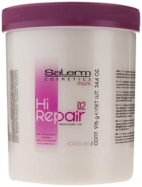 SALERM COSMETICS Маска для восстановления истонченных волос / Hi Repair 1000 мл