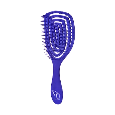 VON-U Расческа для волос, синяя / Spin Brush Blue