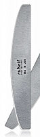 Пилка профессиональная полукруглая для искусственных ногтей, серая 180/200, RUNAIL