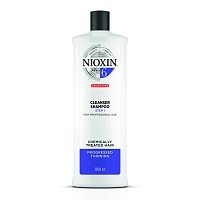 Шампунь очищающий для заметно редеющих волос, Система 6, 1000 мл, NIOXIN