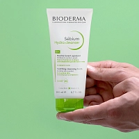 BIODERMA Бальзам очищающий успокаивающий для лица / Sebium Hydra 200 мл, фото 4