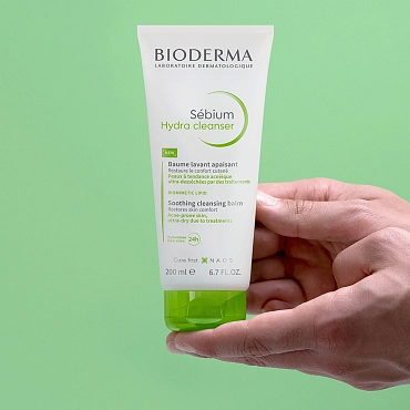 BIODERMA Бальзам очищающий успокаивающий для лица / Sebium Hydra 200 мл