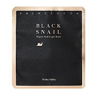 Маска гидрогелевая с муцином черной улитки Прайм Йос Блэк Снэйл / Prime Youth Black Snail Repair Hydrogel Mask 25 г, HOLIKA HOLIKA