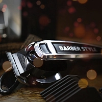 DEWAL PROFESSIONAL Машинка для стрижки Barber Style, 0.8-2 мм, сетевая, вибрационная, 6 насадок, фото 9