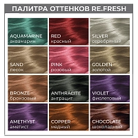 LISAP MILANO Маска оттеночная для волос, фиолетовый / Re.fresh Color Mask 250 мл, фото 3