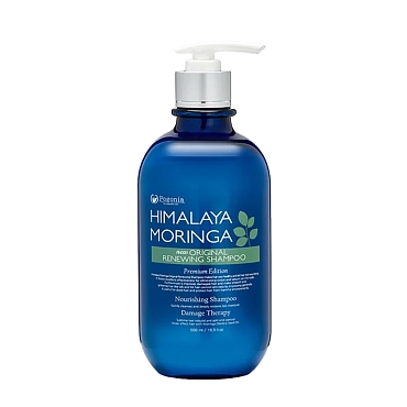 POGONIA Шампунь очищающий с маслом моринги и гималайской солью / Himalaya Moringa Original Renewing Shampoo 500 мл