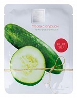 Маска тканевая с огурцом Увлажнение и упругость / Fruit Silk 30 мл, BEAUTY STYLE