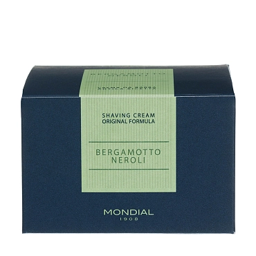 MONDIAL Крем для бритья с ароматом бергамота и нероли, пластиковая чаша / BERGAMOTTO NEROLI Luxury 150 мл