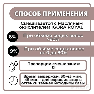 SCHWARZKOPF PROFESSIONAL 9-40 краска для волос Блондин бежевый натуральный / Igora Royal Absolutes 60 мл