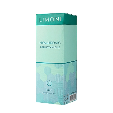 LIMONI Сыворотка для лица ультраувлажняющая с гиалуроновой кислотой / Hyaluronic Intensive Ampoule 30 мл