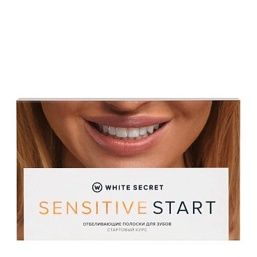 WHITE SECRET Полоски для мягкого и безопасного отбеливания на 1-3 тона / White Secret Sensitive Start 7 шт