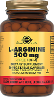 L-Аргинин, капсулы 500 мг № 50, SOLGAR