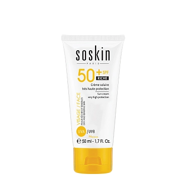 SOSKIN Крем солнцезащитный питательный SPF 50 / Low-Tox® Sun Cream Very high Protection 50 мл