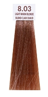 MACADAMIA NATURAL OIL 8.03 краска для волос, светлый теплый блондин / MACADAMIA COLORS 100 мл, фото 1