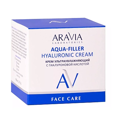 ARAVIA Крем ультраувлажняющий с гиалуроновой кислотой / ARAVIA Laboratories Aqua-Filler Hyaluronic Cream 50 мл