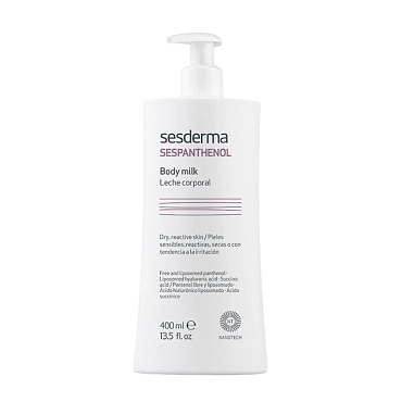 SESDERMA Молочко восстанавливающее для тела / SESPANTHENOL Body milk 400 мл