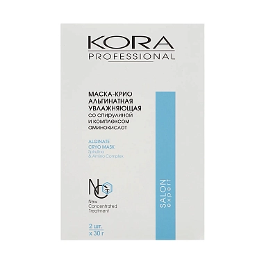 KORA Маска-крио альгинатная увлажняющая / Kora Professional 2*30 гр