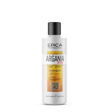 EPICA PROFESSIONAL Шампунь для придания блеска с маслом арганы / Argania Rise ORGANIC 250 мл