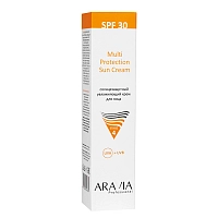 ARAVIA Крем солнцезащитный увлажняющий лица SPF 30 / Multi Protection Sun Cream SPF 30 100 мл, фото 2