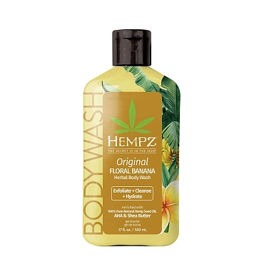 HEMPZ Гель для душа, оригинальный / Hempz Original Floral Banana Herbal Body Wash 500 мл