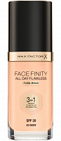 Основа тональная 42 / Facefinity All Day Flawless 3-in-1 ivory 30 мл, MAX FACTOR