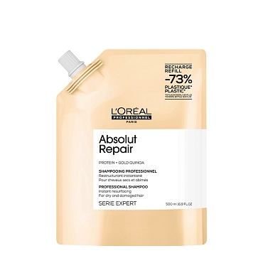 L'OREAL PROFESSIONNEL Шампунь для очень поврежденных волос, рефил / ABSOLUT REPAIR 500 мл