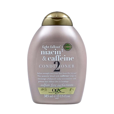 OGX Кондиционер против выпадения волос с ниацином и кофеином / Fight Fallout + Niacin & Caffeine Conditioner 385 мл