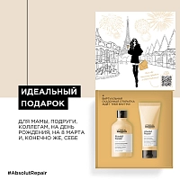 L'OREAL PROFESSIONNEL Набор зимний для поврежденных волос (шампунь 300 мл + уход 200 мл) Absolut Repair, фото 4