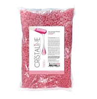 Воск пленочный Розовый / Cristaline 1 кг, CRISTALINE