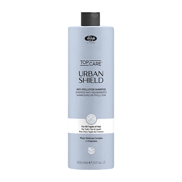 LISAP MILANO Шампунь против загрязнений для всех типов волос / Urban Shield Anti-Pollution Shampoo 1000 мл