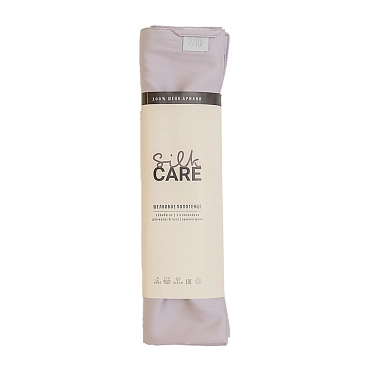 SILK CARE Полотенце шелковое для волос и тела жемчужное 120х60 см / Silk Care