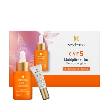 SESDERMA Набор для лица (cыворотка 30 мл + флюид 10 мл) C-VIT 5