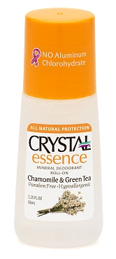 CRYSTAL Дезoдорант роликовый, ромашка и зеленый чай / Crystal ROLL-on Chamomile & Green Tea 66 мл