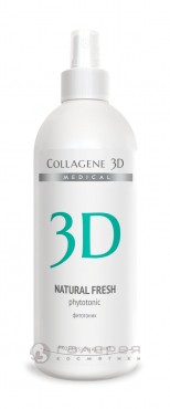 MEDICAL COLLAGENE 3D Фитотоник / Natural Fresh 500 мл проф.