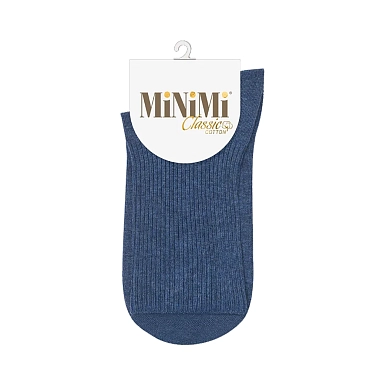 MINIMI Носки женские, меланж, Blu 39-41 / MINI COTONE 1203