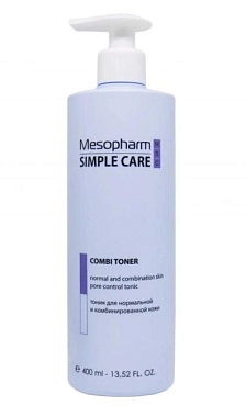 MESOPHARM PROFESSIONAL Тоник для нормальной и комбинированной кожи лица / COMBI TONER 400 мл