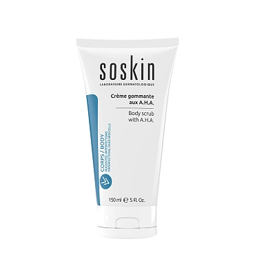 SOSKIN Скраб для тела с АНА кислотами / Body Scrub + A.H.A. 150 мл